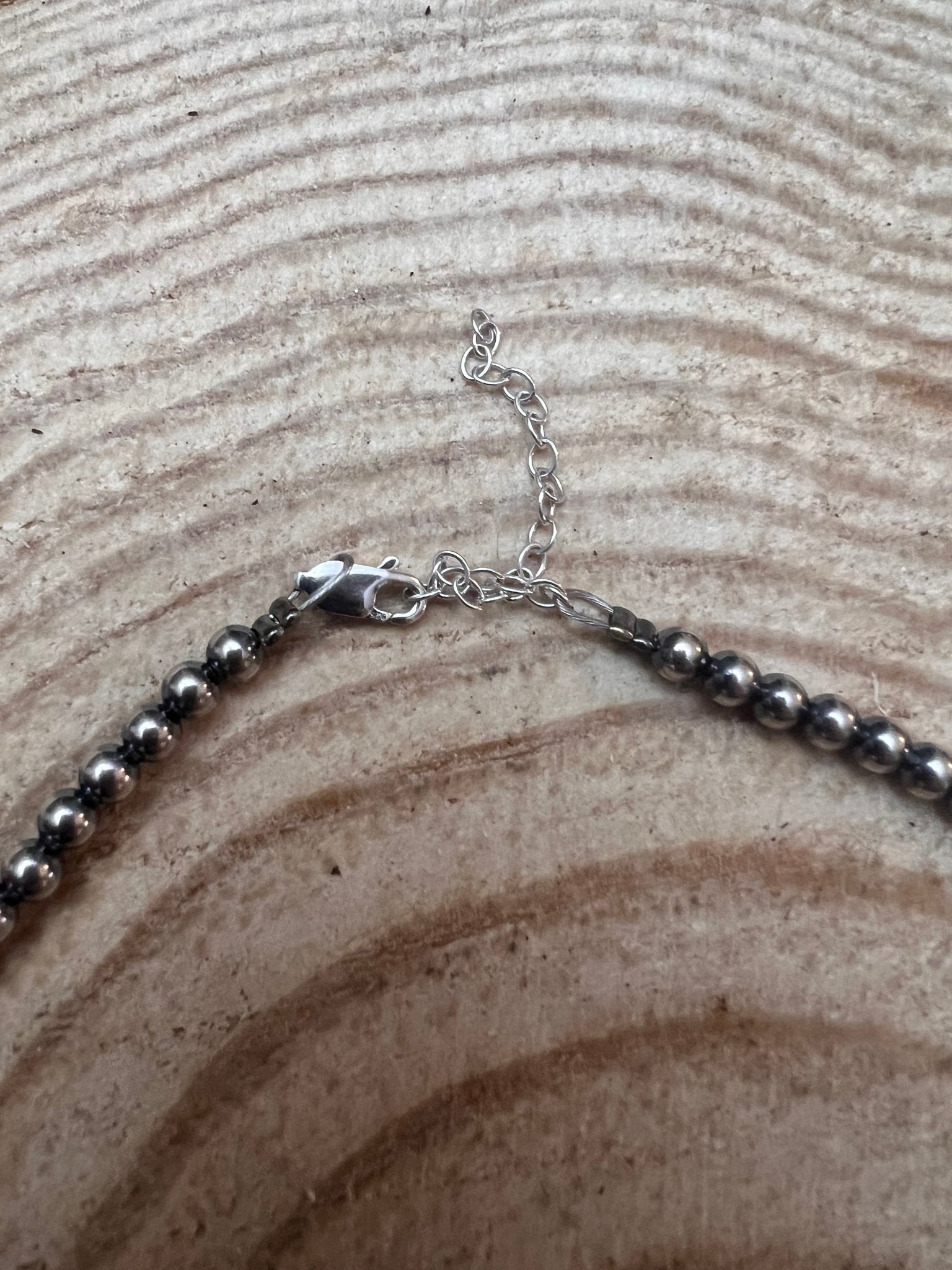 Graduated Sterling Pearl Necklace — 18 inch (4-5-6-8mm) - Rooted & Reckless Co.