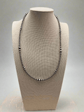 Graduated Sterling Pearl Necklace — 22 inch (4-5-6-8mm) - Rooted & Reckless Co.