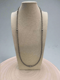 Graduated Sterling Pearl Necklace — 28 inch (Made in USA, 4-5-6-8mm) - Rooted & Reckless Co.