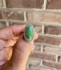 Green Turquoise Sterling Silver Ring - Rooted & Reckless Co.