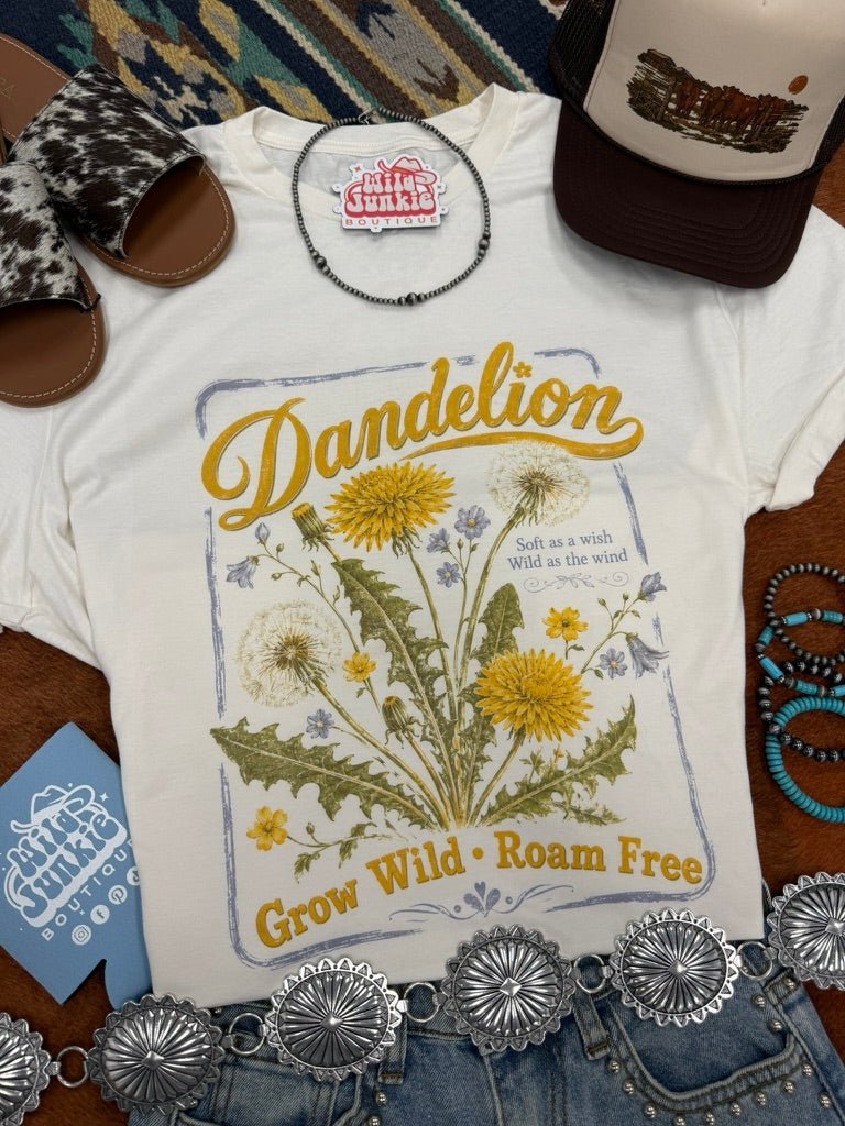 Grow Wild Dandelion Graphic Tee - Rooted & Reckless Co.