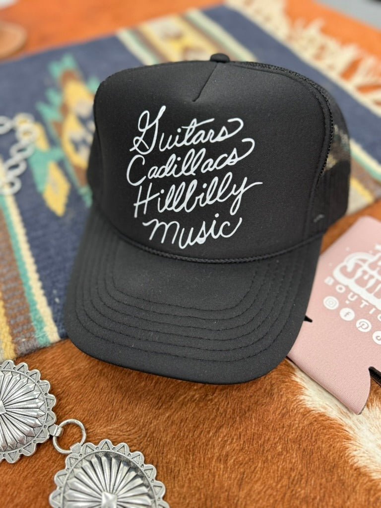 Guitars Cadillacs Trucker Hat - Rooted & Reckless Co.