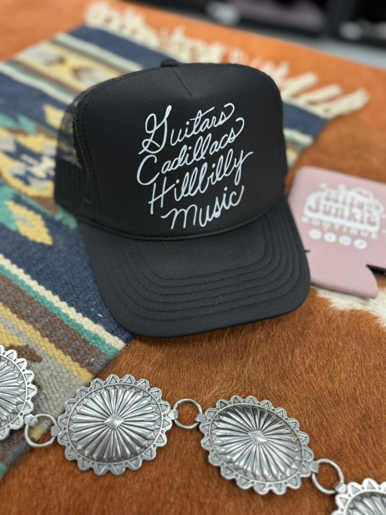 Guitars Cadillacs Trucker Hat - Rooted & Reckless Co.