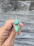 Hachita Turquoise Sterling Silver Ring - Rooted & Reckless Co.