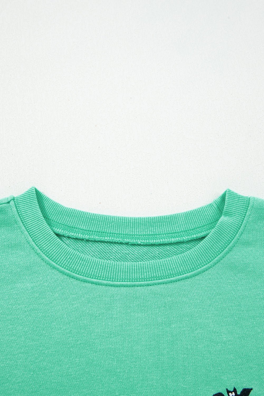 Halloween Ghost Embroidered Sweatshirt - Rooted & Reckless Co.