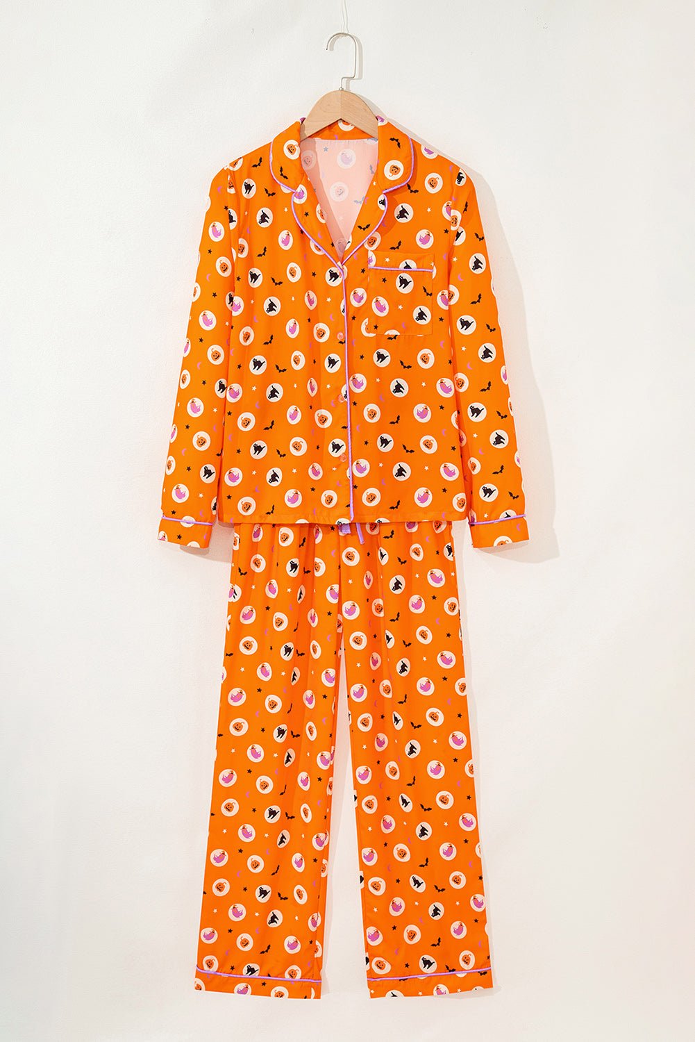 Halloween Long Sleeve Shirt & Pants Pajama Set - Rooted & Reckless Co.