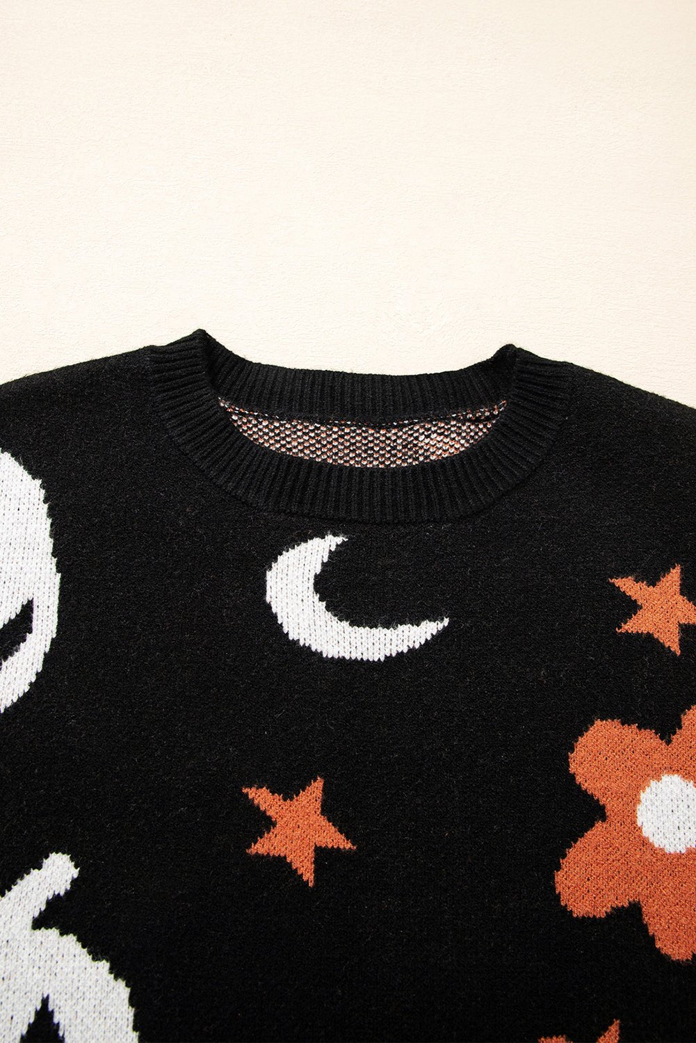 Halloween Mythical Night Drop Shoulder Sweater - Rooted & Reckless Co.