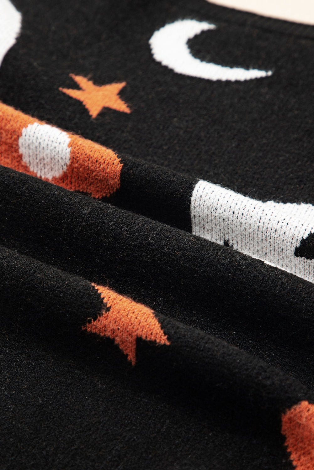 Halloween Mythical Night Drop Shoulder Sweater - Rooted & Reckless Co.