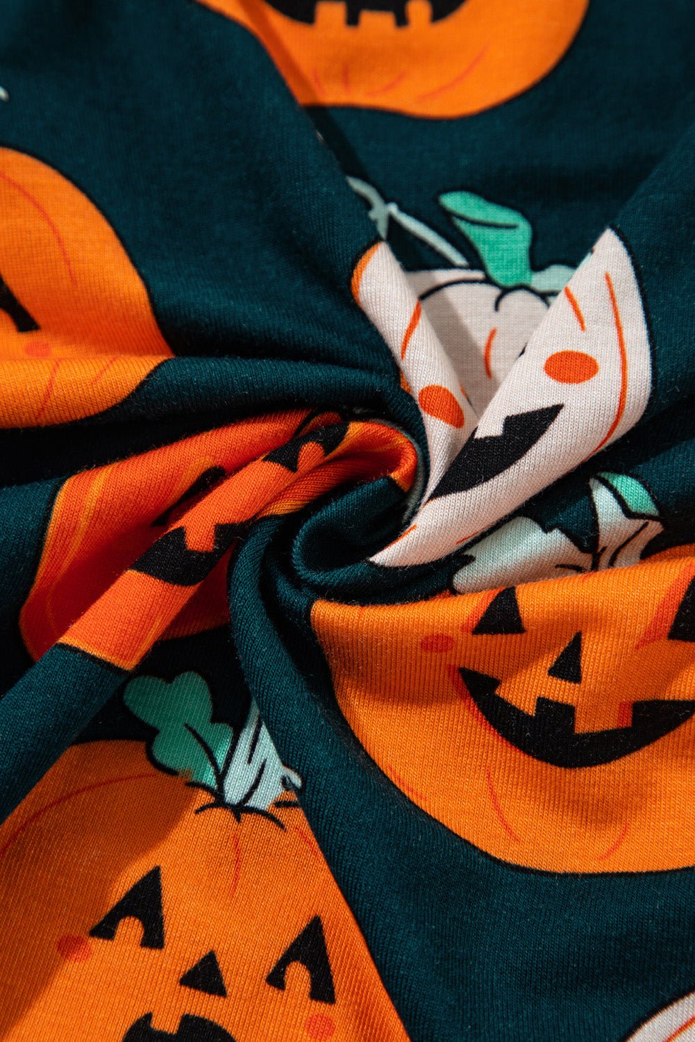 Halloween Pumpkin Shirt & Pants Pajama Set - Rooted & Reckless Co.