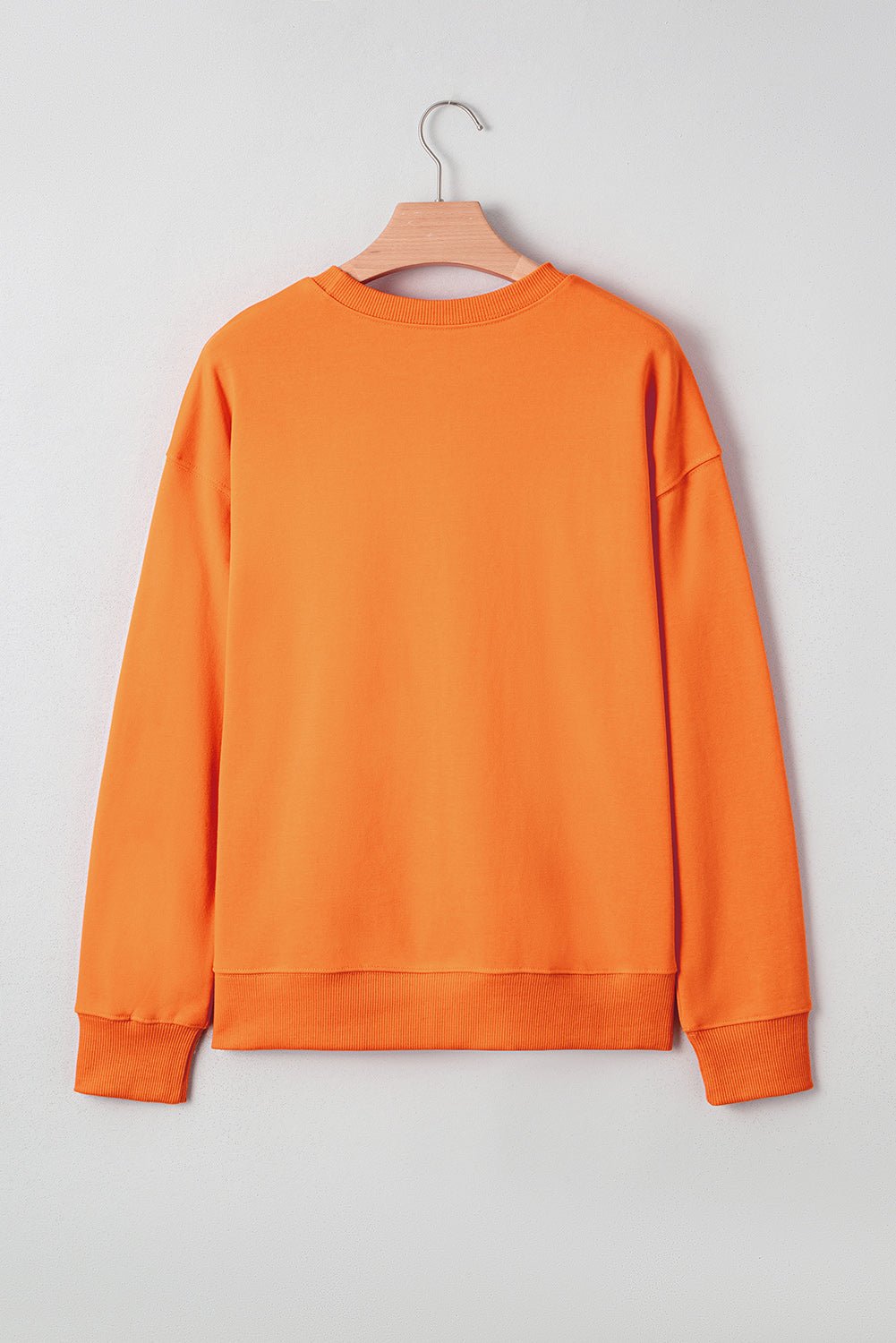 Halloween Spooky Graphic Print Crew Neck Sweatshirt - Rooted & Reckless Co.