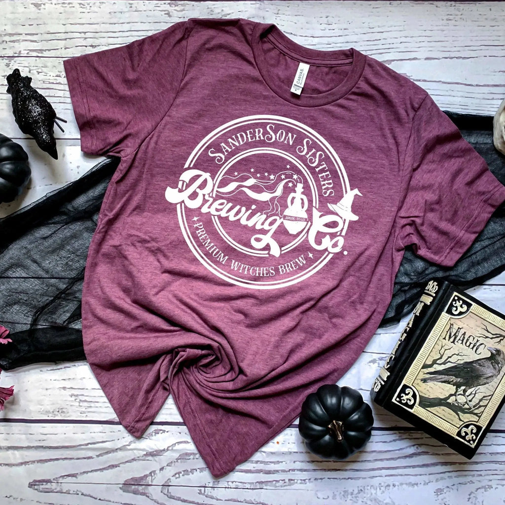 Halloween Tshirt, Sanderson Sisters Brewing Company T-shirt - Rooted & Reckless Co.
