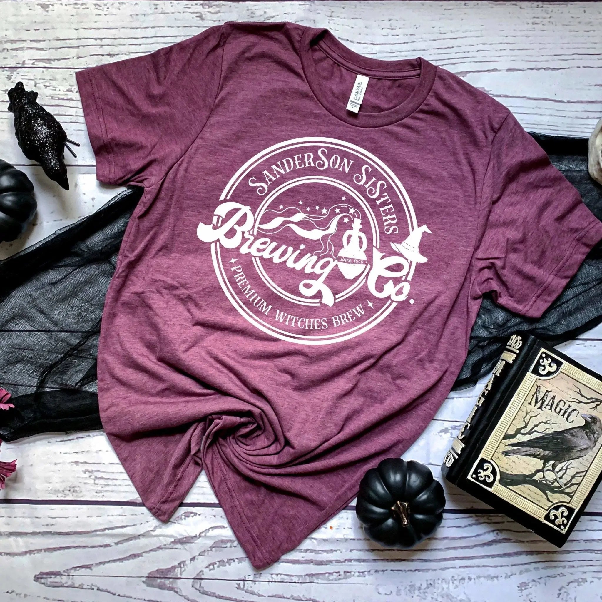 Halloween Tshirt, Sanderson Sisters Brewing Company T-shirt - Rooted & Reckless Co.