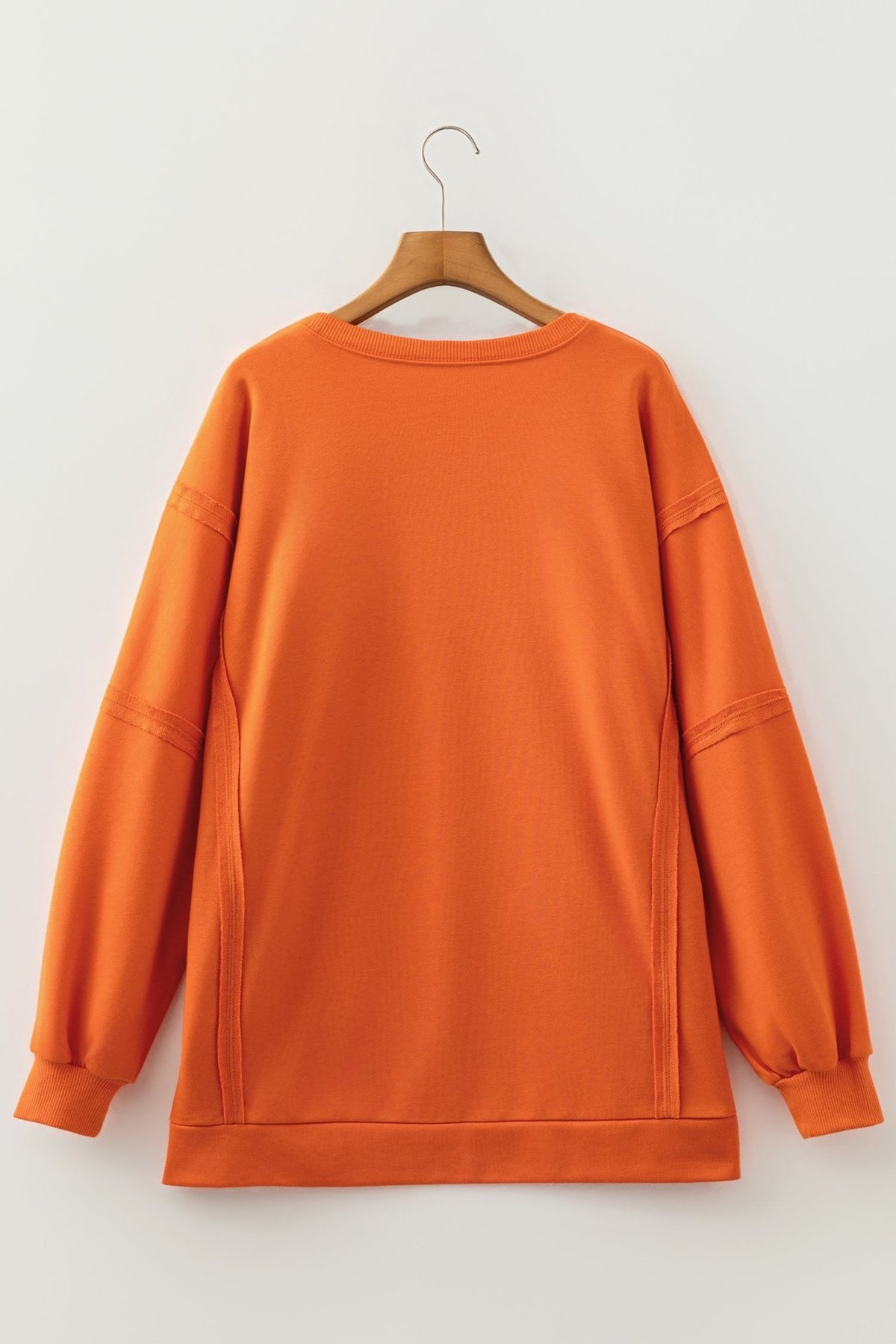 Halloween Witchy Plaid Patchwork Exposed Seam Sweatshirt - Rooted & Reckless Co.