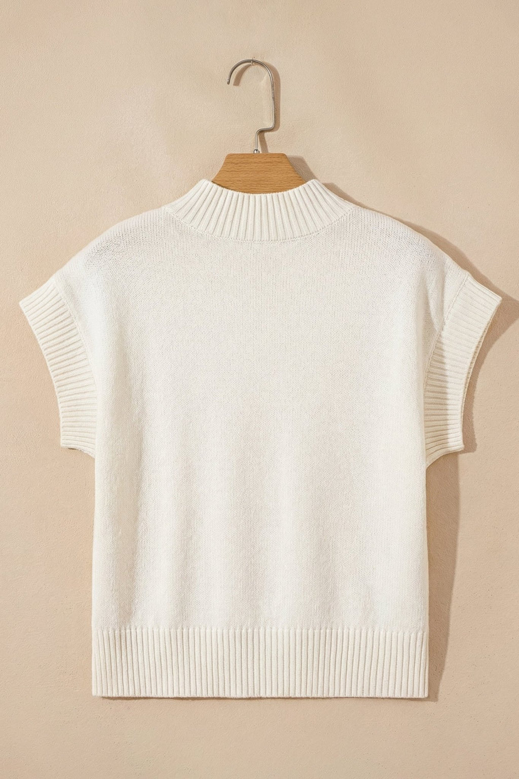 Heart Graphic Cropped Short Sleeve Sweater - Rooted & Reckless Co.