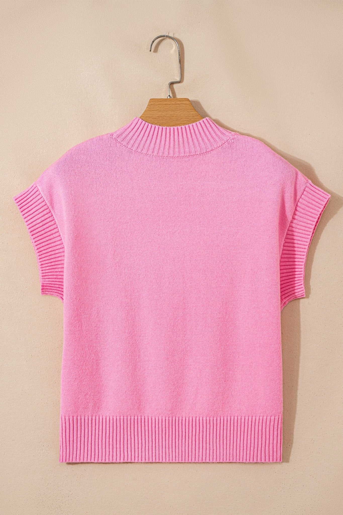 Heart Graphic Cropped Short Sleeve Sweater - Rooted & Reckless Co.