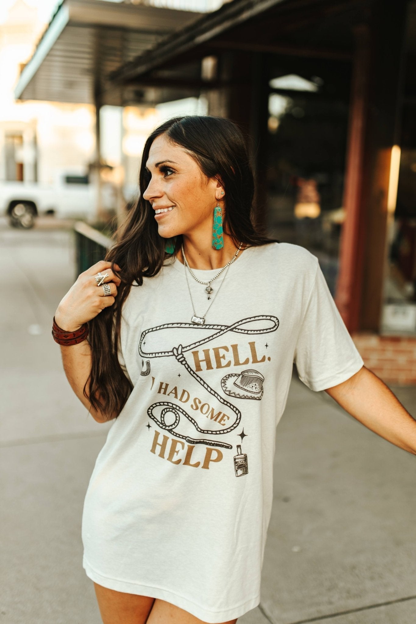 Hell I Had Some Help Graphic Tee - Rooted & Reckless Co.