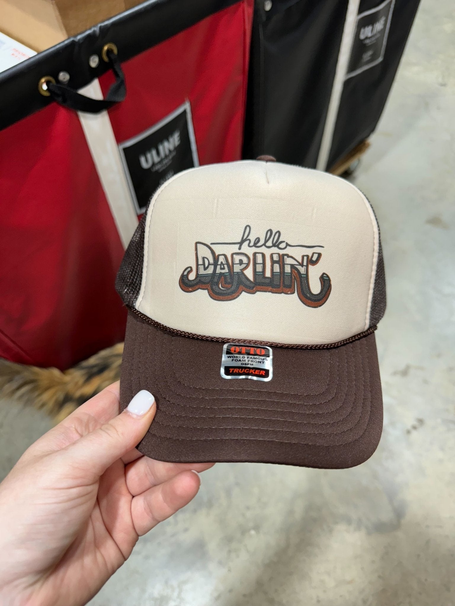 Hello Darlin' Trucker Hat - Rooted & Reckless Co.