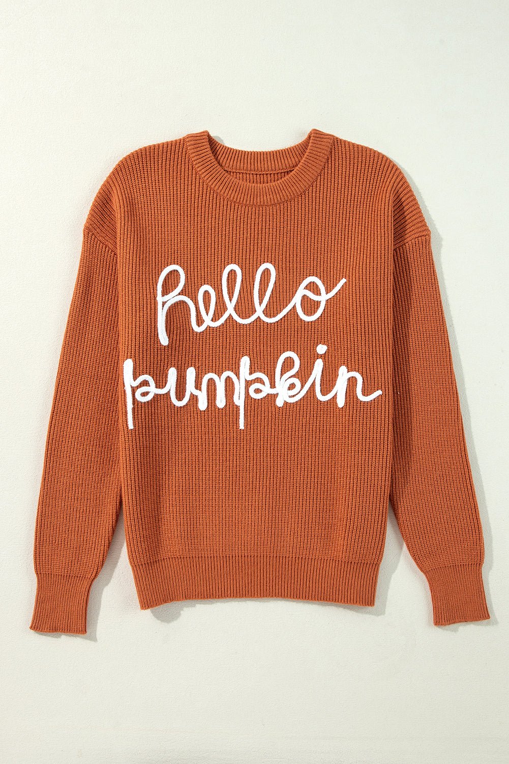Hello Pumpkin Crewneck Sweater - Rooted & Reckless Co.