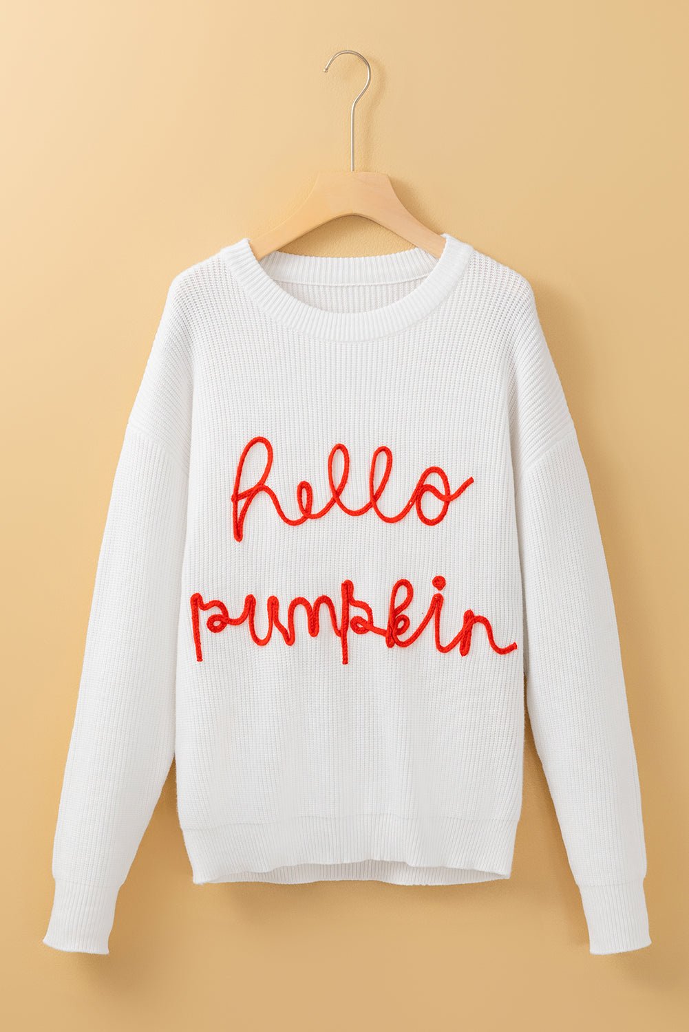 Hello Pumpkin Crewneck Sweater - Rooted & Reckless Co.