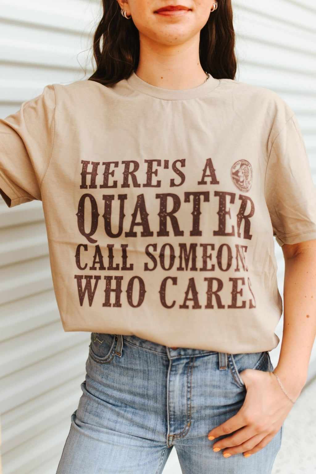Here's A Quarter Graphic Tee - Rooted & Reckless Co.