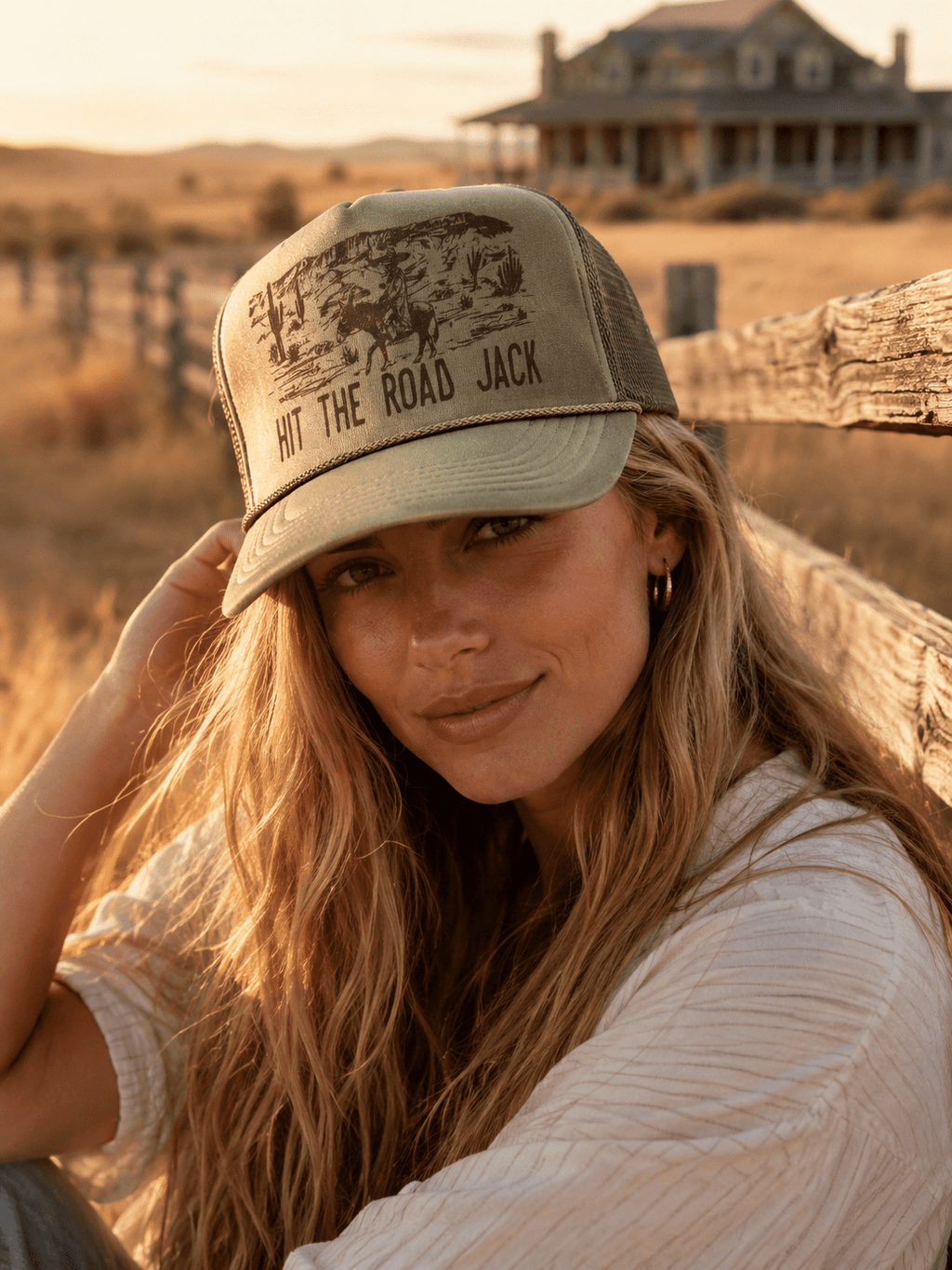 Hit The Road Jack Trucker Hat - Rooted & Reckless Co.