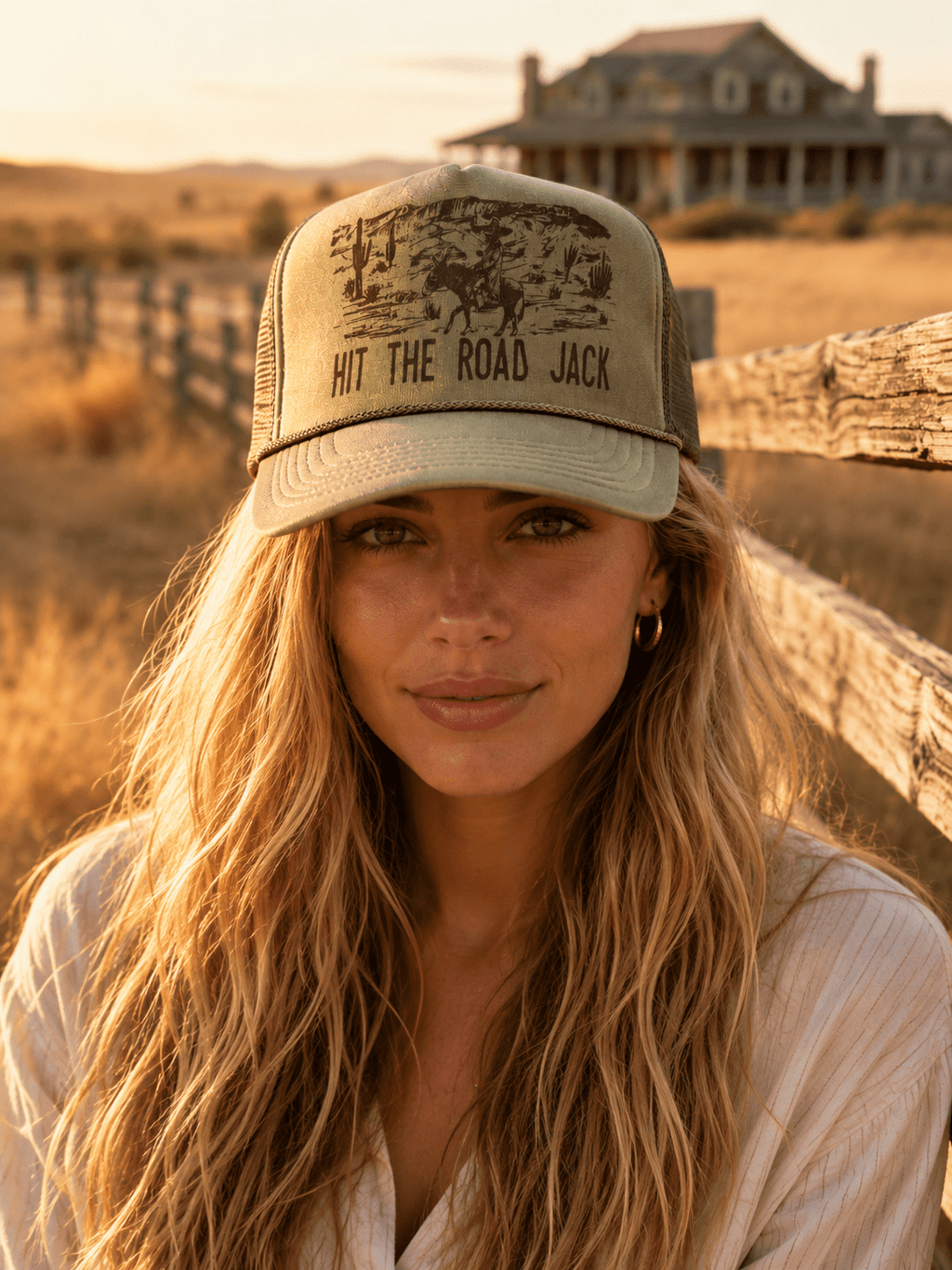 Hit The Road Jack Trucker Hat - Rooted & Reckless Co.
