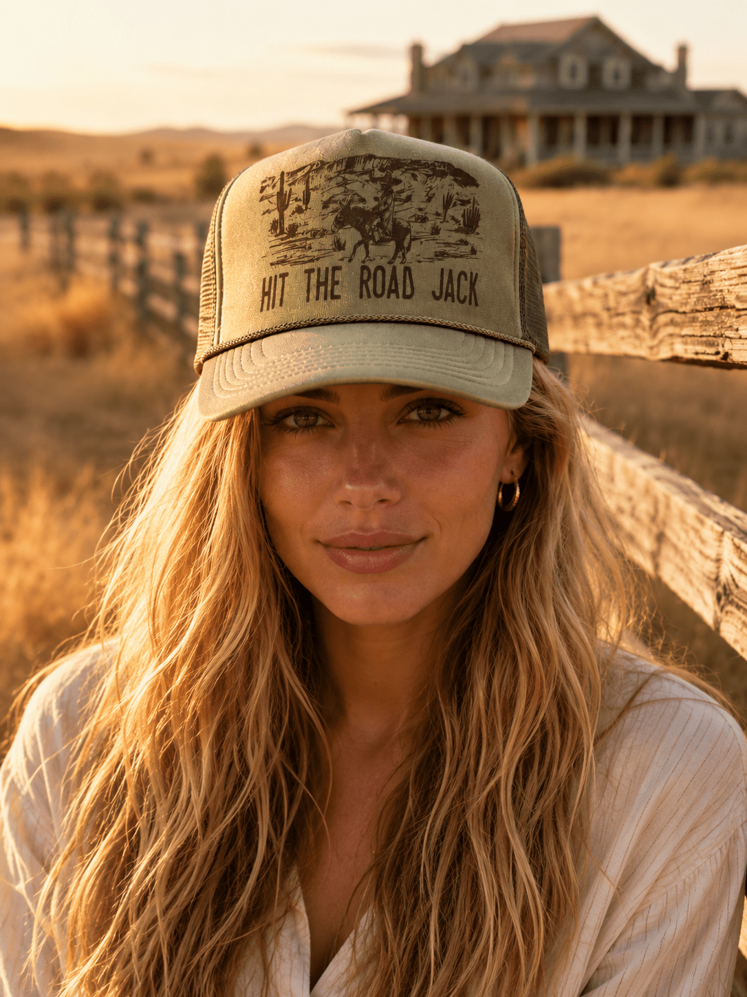 Hit The Road Jack Trucker Hat - Rooted & Reckless Co.