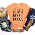 Hocus Pocus Tshirt, Short Sleeve It's Just a Bunch of Hocus Pocus Womens Shirt, Halloween Clothing - Rooted & Reckless Co.