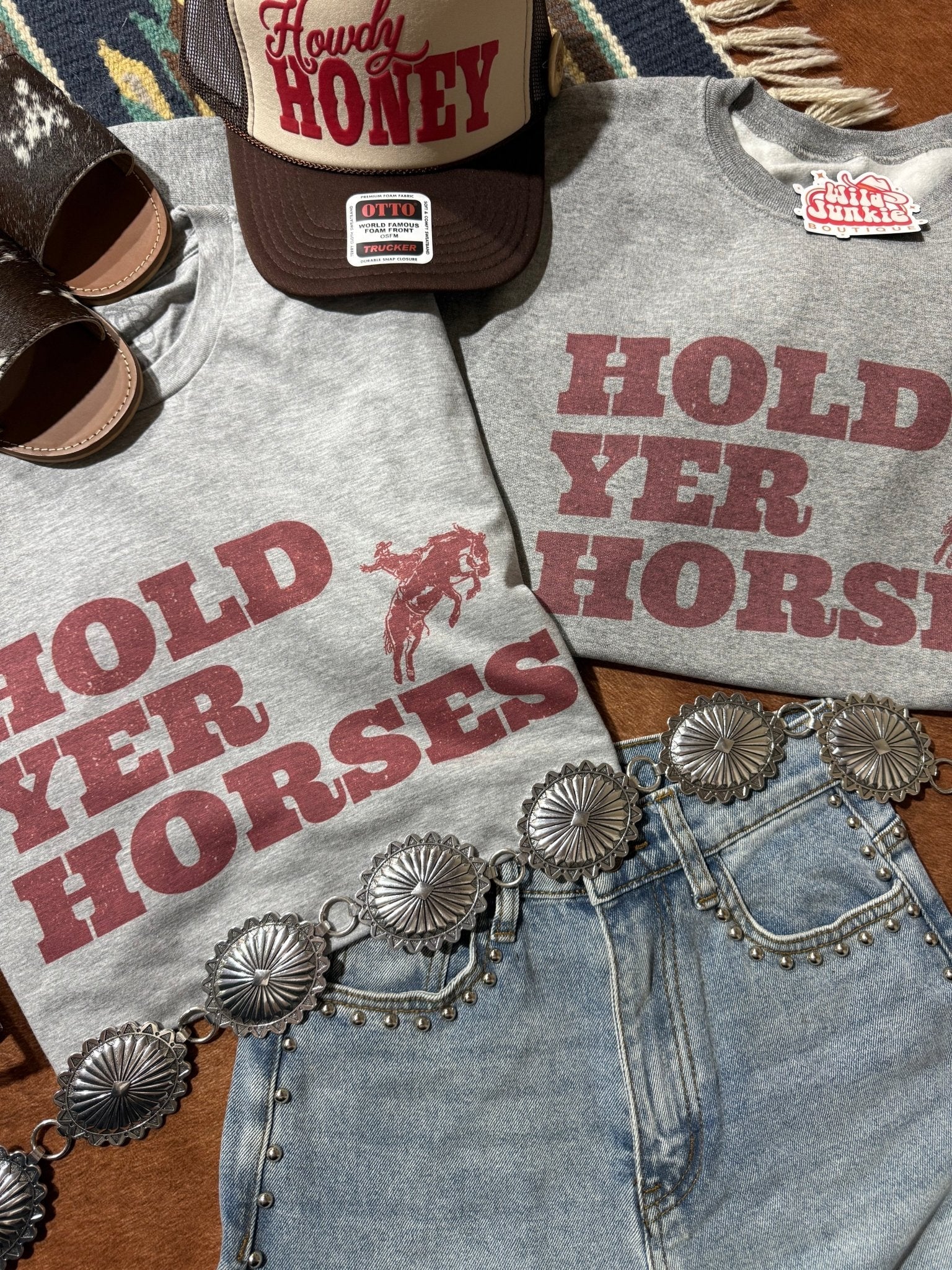 Hold Yer Horses Graphic Tee - Rooted & Reckless Co.
