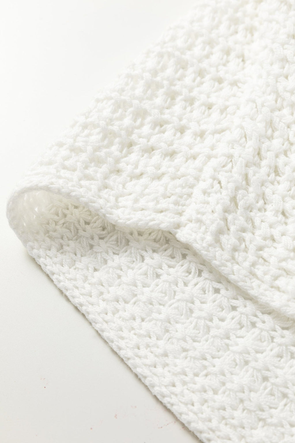 Hollowed Knit Wide Sleeve Pullover Sweater - Rooted & Reckless Co.
