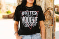 Hotter Than A Hoochie Coochie Graphic Tee - Black - Rooted & Reckless Co.