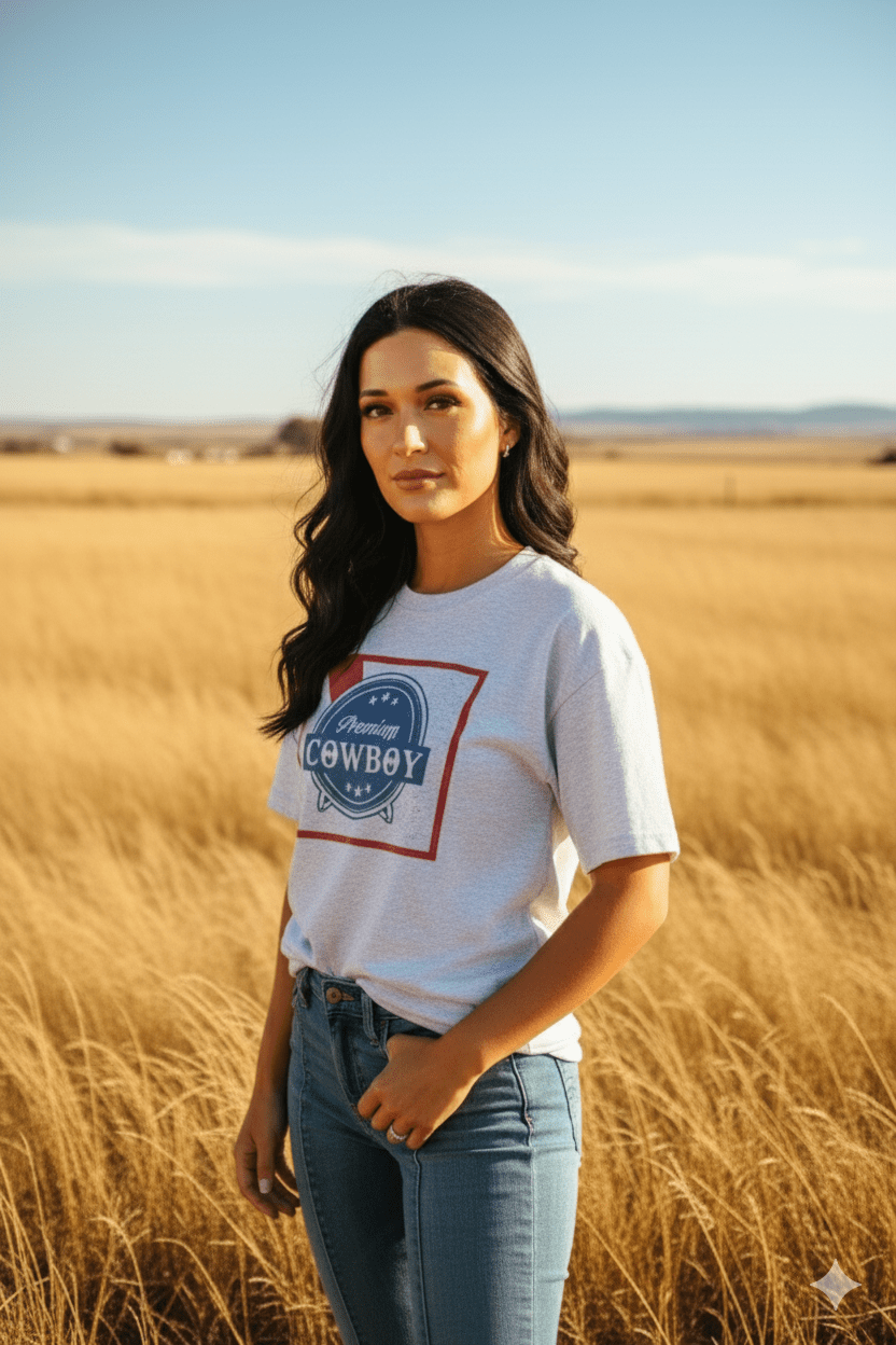 Howdy Cowboy Graphic Tee - Rooted & Reckless Co.