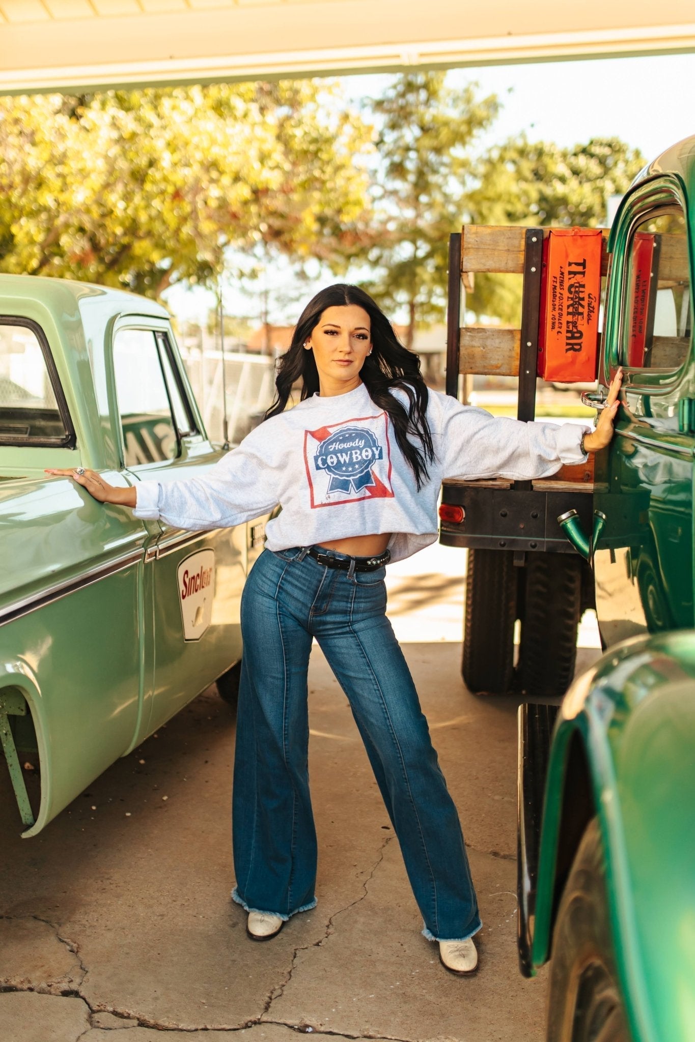 Howdy Cowboy Sweatshirt - Rooted & Reckless Co.