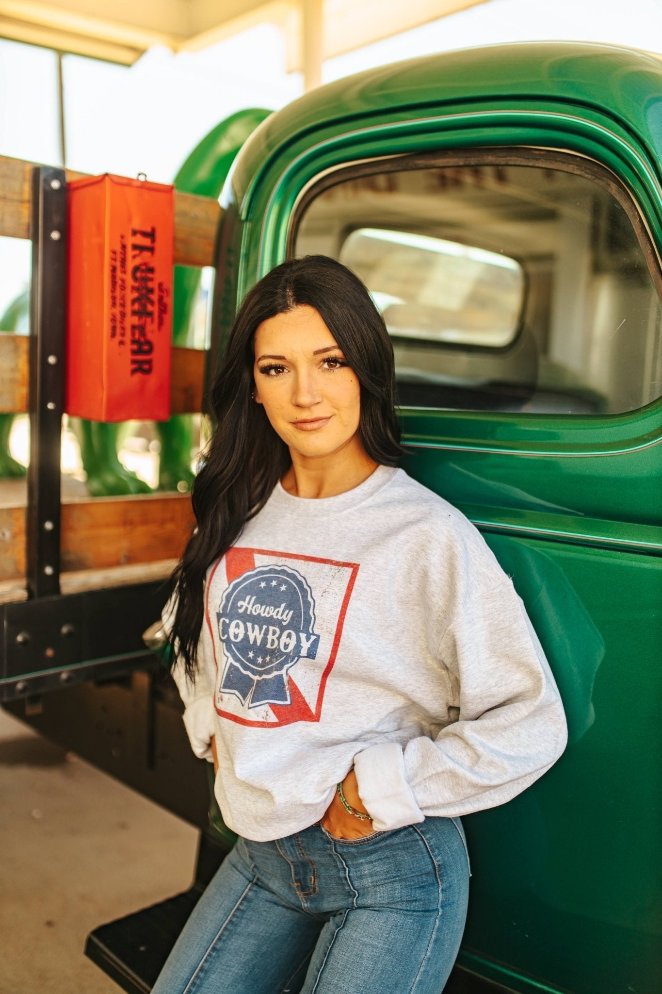 Howdy Cowboy Sweatshirt - Rooted & Reckless Co.