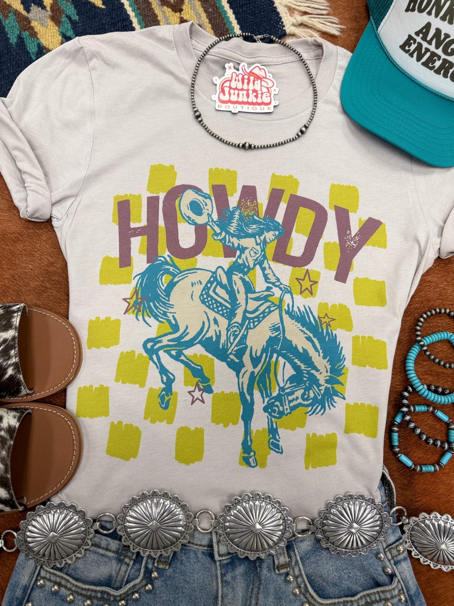 Howdy Cowgirl Graphic Tee - Rooted & Reckless Co.