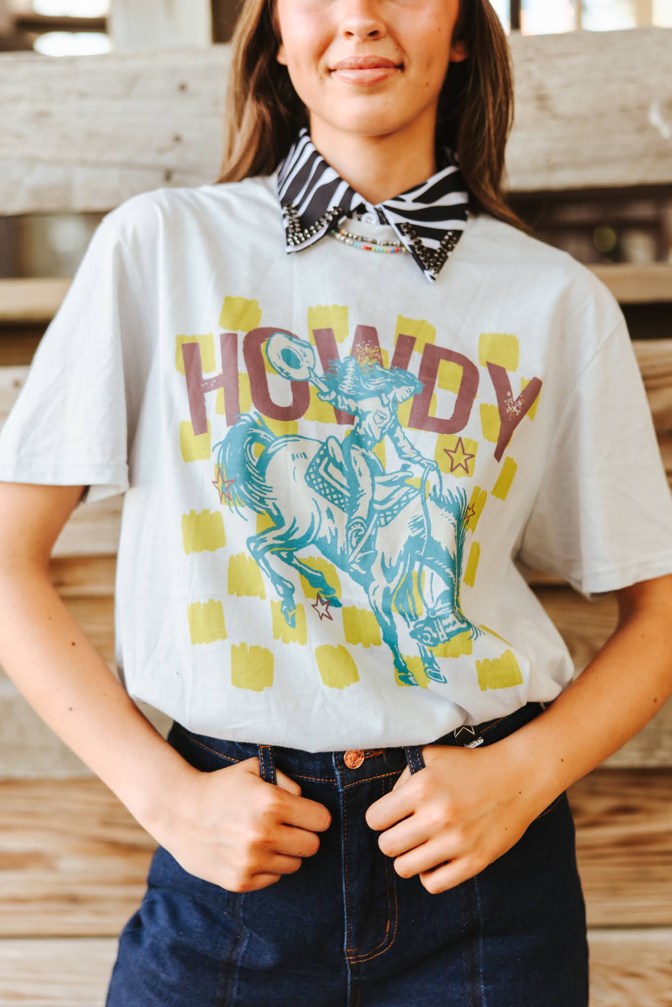 Howdy Cowgirl Graphic Tee - Rooted & Reckless Co.