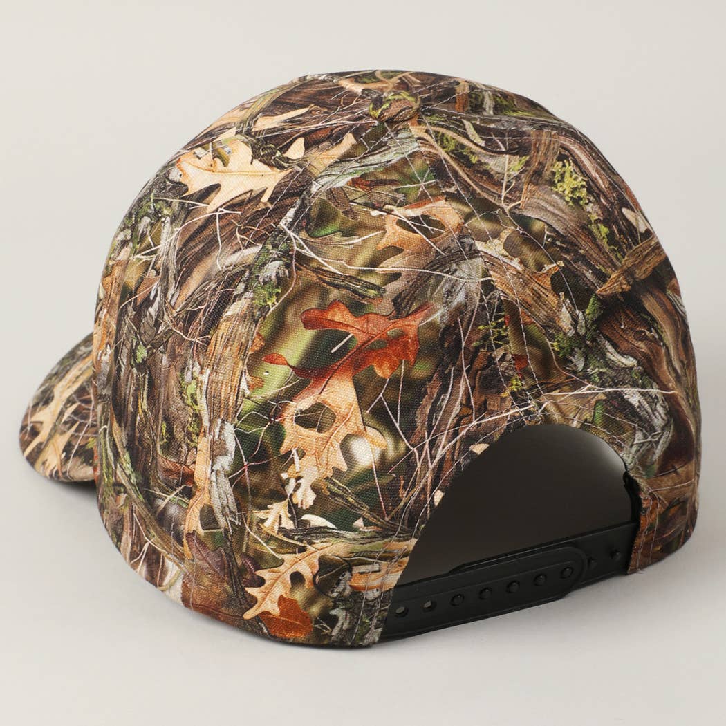 "Howdy Darlin'" Realtree Camo Patch Trucker Hat — 100% Cotton with Adjustable Snapback - Rooted & Reckless Co.