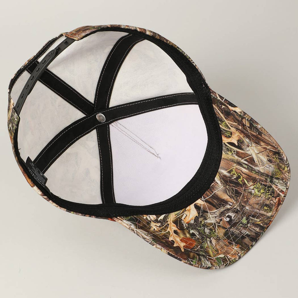 "Howdy Darlin'" Realtree Camo Patch Trucker Hat — 100% Cotton with Adjustable Snapback - Rooted & Reckless Co.