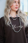 "Howdy" Embroidered Western Sweatshirt — Soft Gildan Fabric Cowboy Welcome - Rooted & Reckless Co.