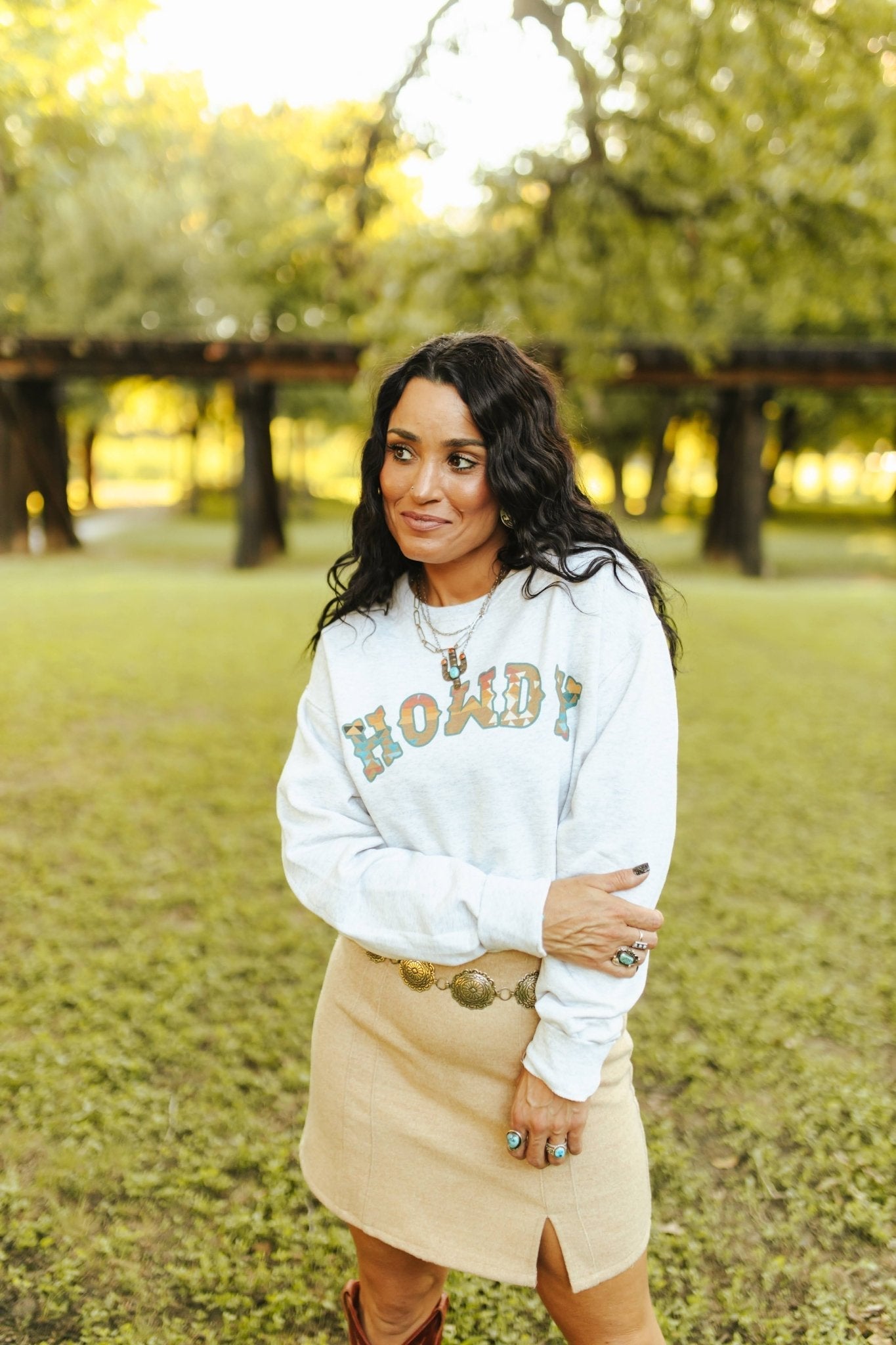 Howdy Graphic Sweatshirt - Rooted & Reckless Co.