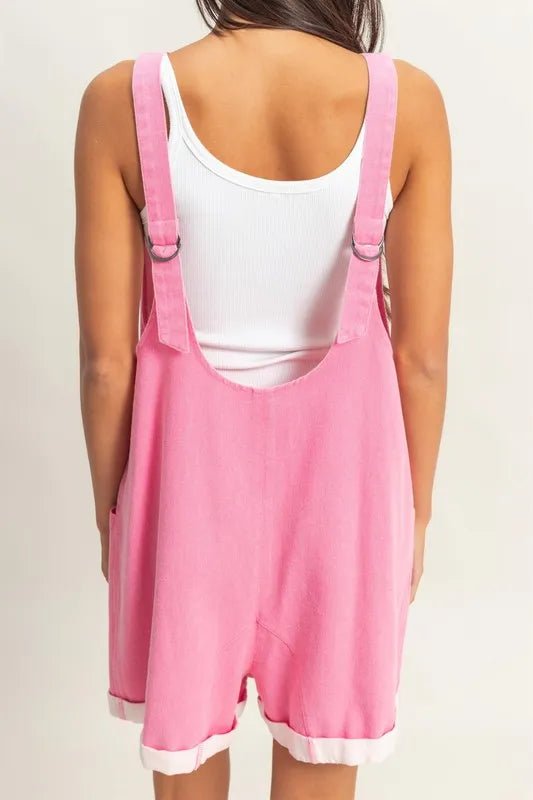 HYFVE V-Neck Pocket Detail Romper - Rooted & Reckless Co.