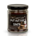 I Put Out For Santa Holiday Candle - Funny Chocolate Chip - Rooted & Reckless Co.