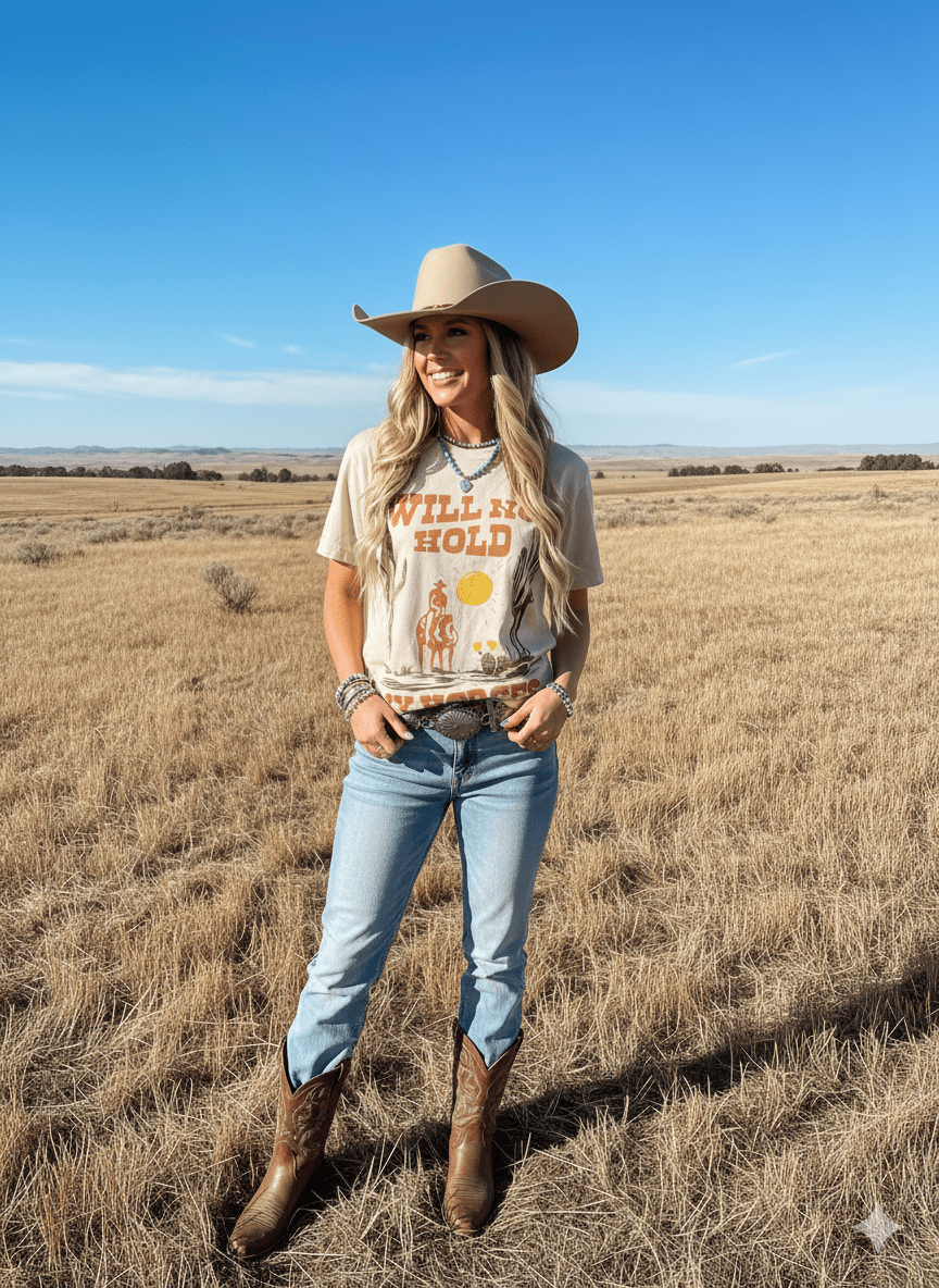 I Will Not Hold My Horses Graphic Tee - Rooted & Reckless Co.