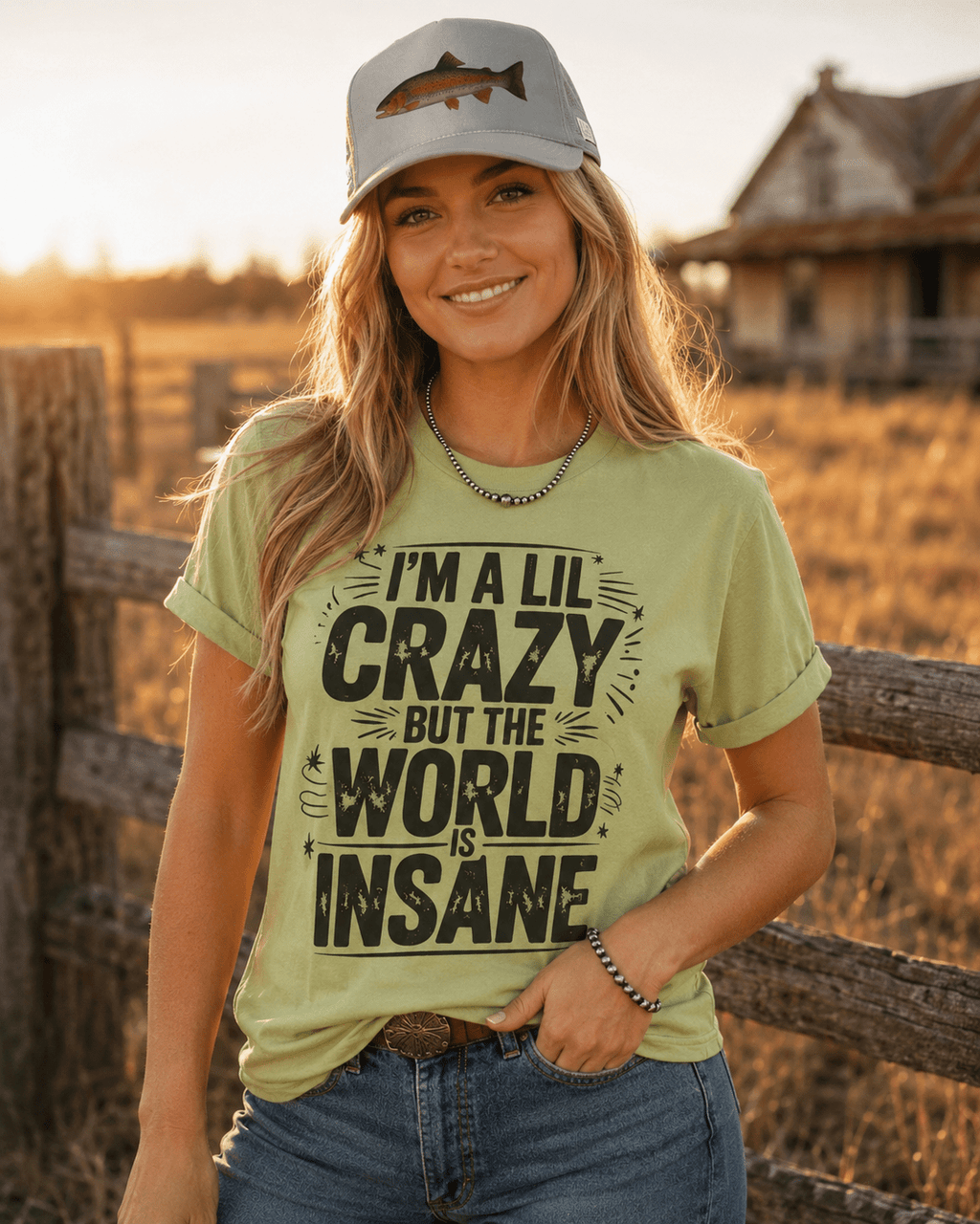 I'm A Lil Crazy Graphic Tee - Rooted & Reckless Co.