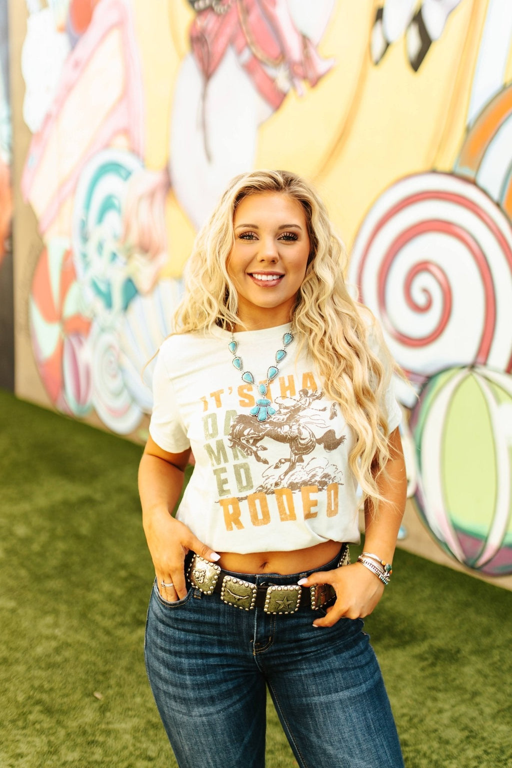 It's That Damned Rodeo Graphic Tee - Rooted & Reckless Co.