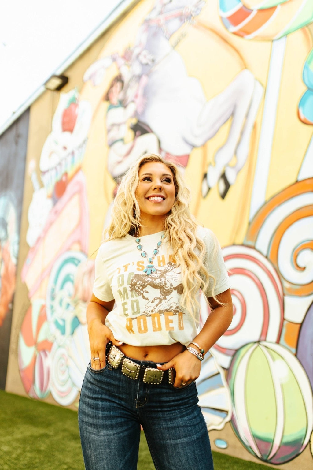It's That Damned Rodeo Graphic Tee - Rooted & Reckless Co.