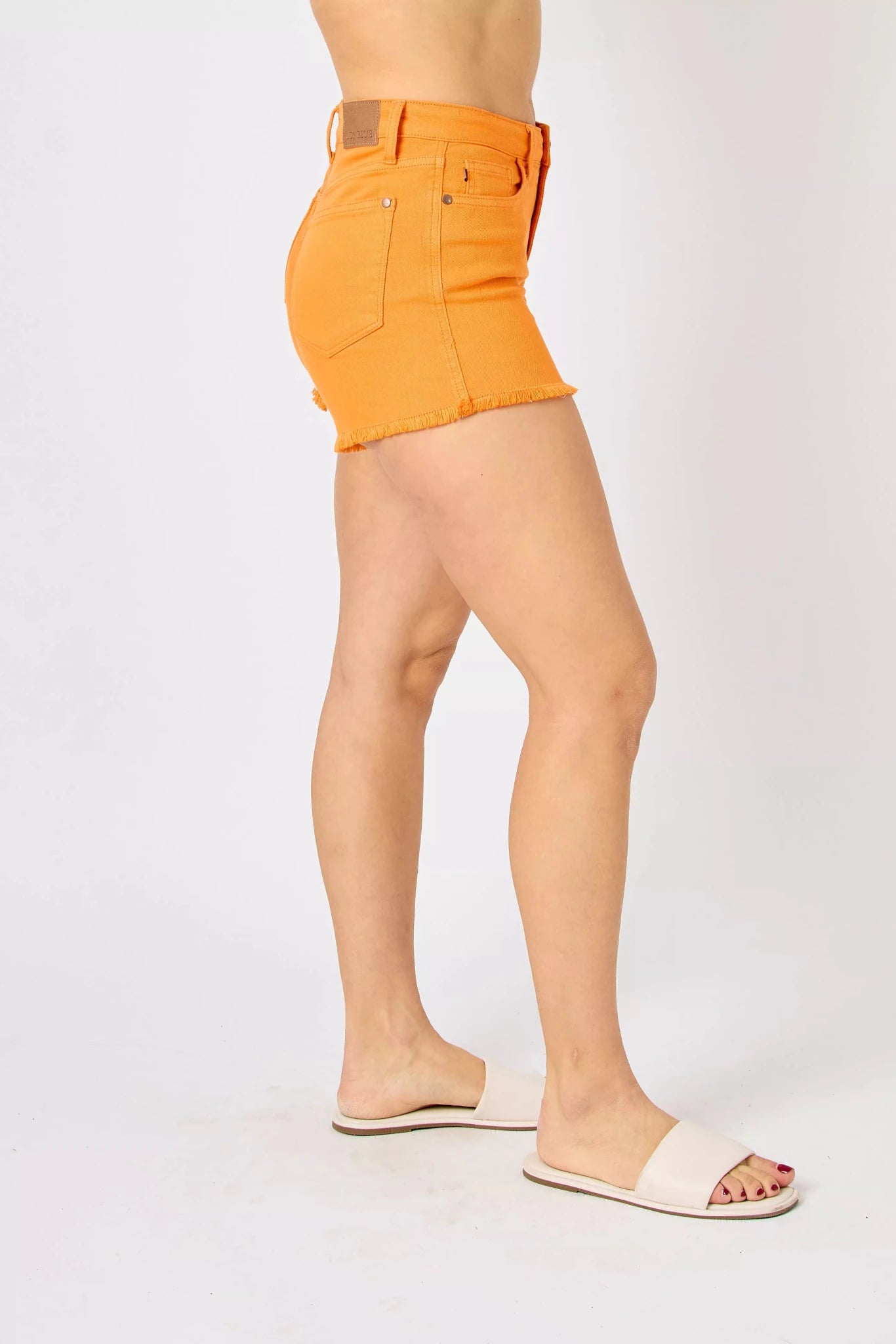 Judy Blue Fray Hem Denim Shorts - Rooted & Reckless Co.