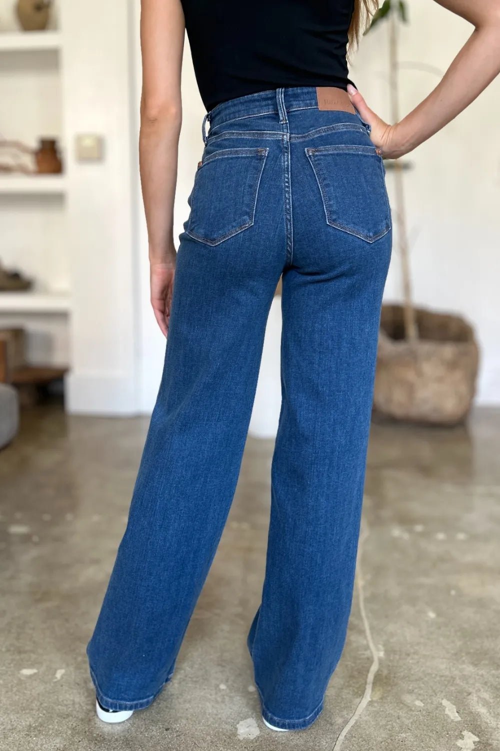 Judy Blue Full Size High Rise Straight Jeans - Rooted & Reckless Co.