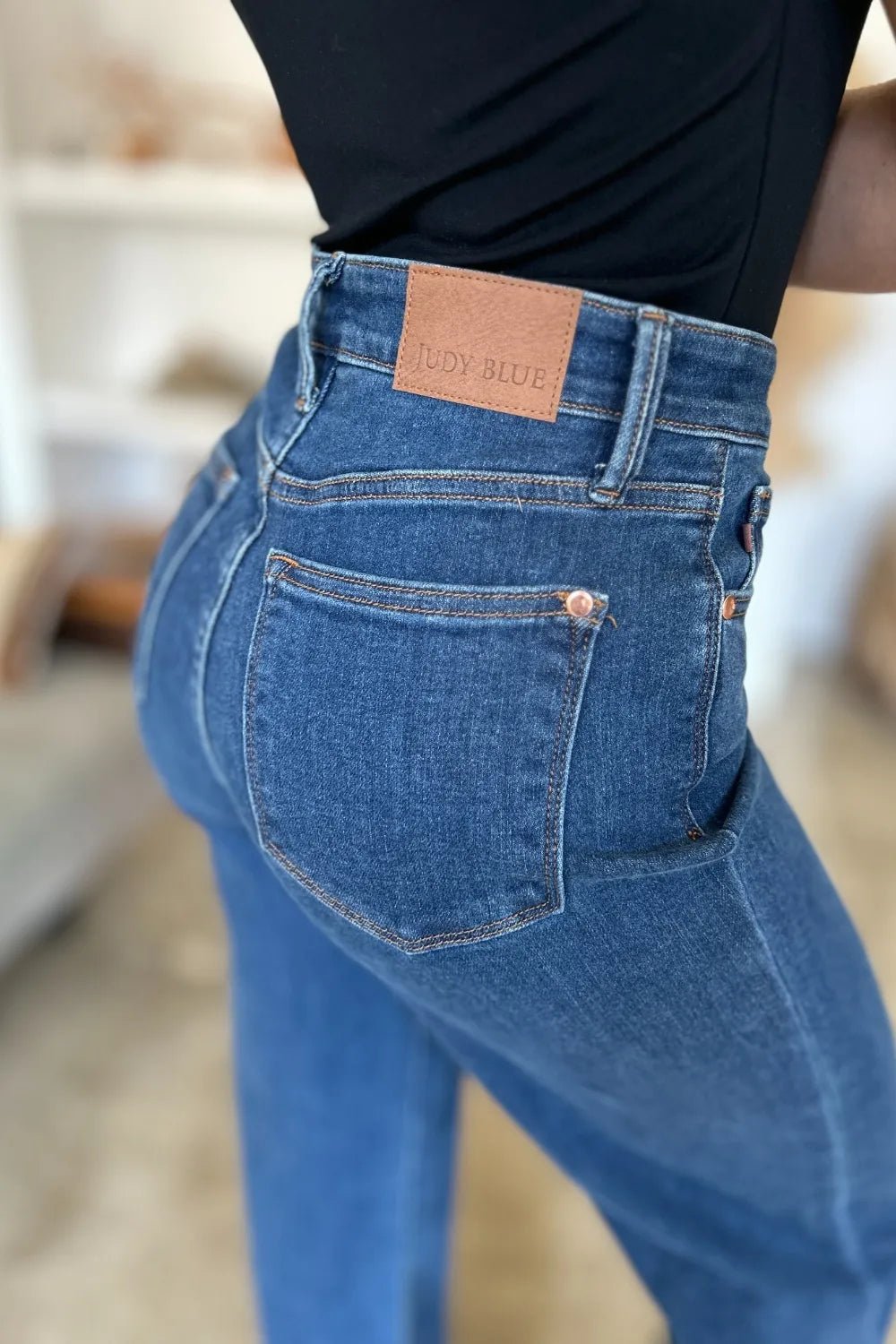 Judy Blue Full Size High Rise Straight Jeans - Rooted & Reckless Co.