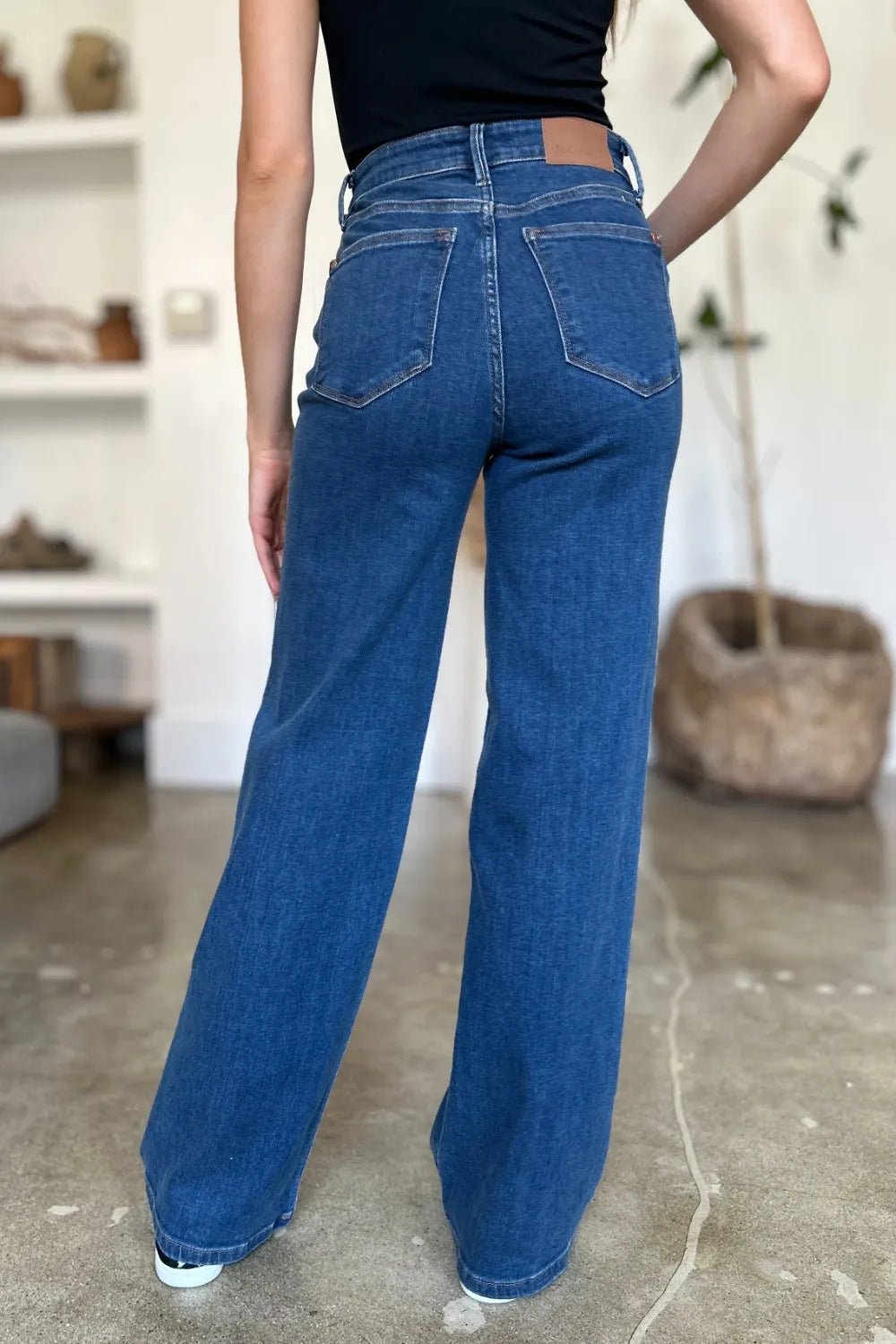 Judy Blue Full Size High Rise Straight Jeans - Rooted & Reckless Co.